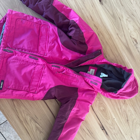 Lands Ends Girl Ski Jacket size 10-12 - Picture 3 of 3